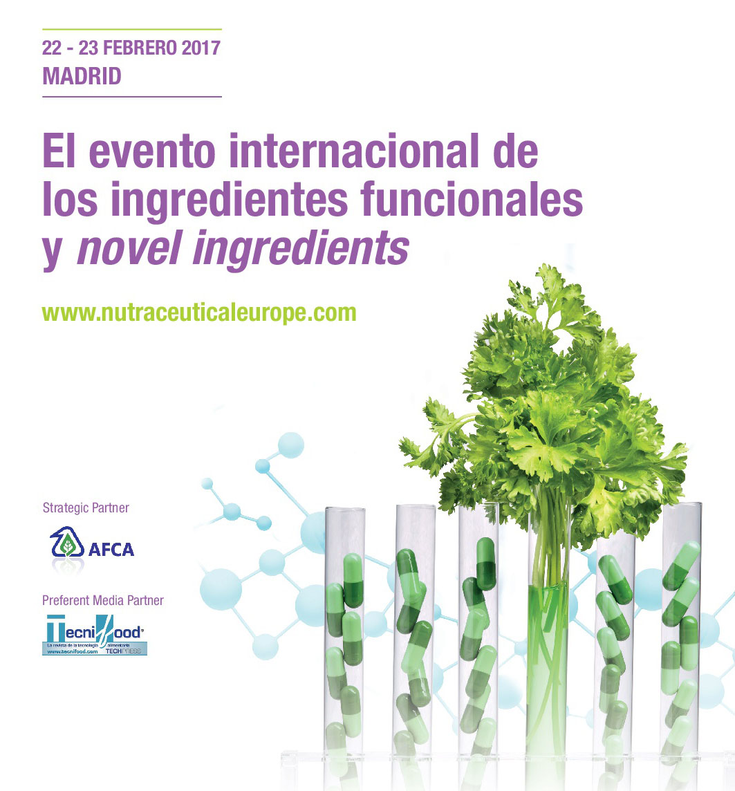 En este momento estás viendo NUTRACEUTICALS Europe Summit & Expo, reunirá en Madrid al sector de los ingredientes funcionales y novel ingredients los próximos 22 y 23 de febrero en Feria de Madrid.